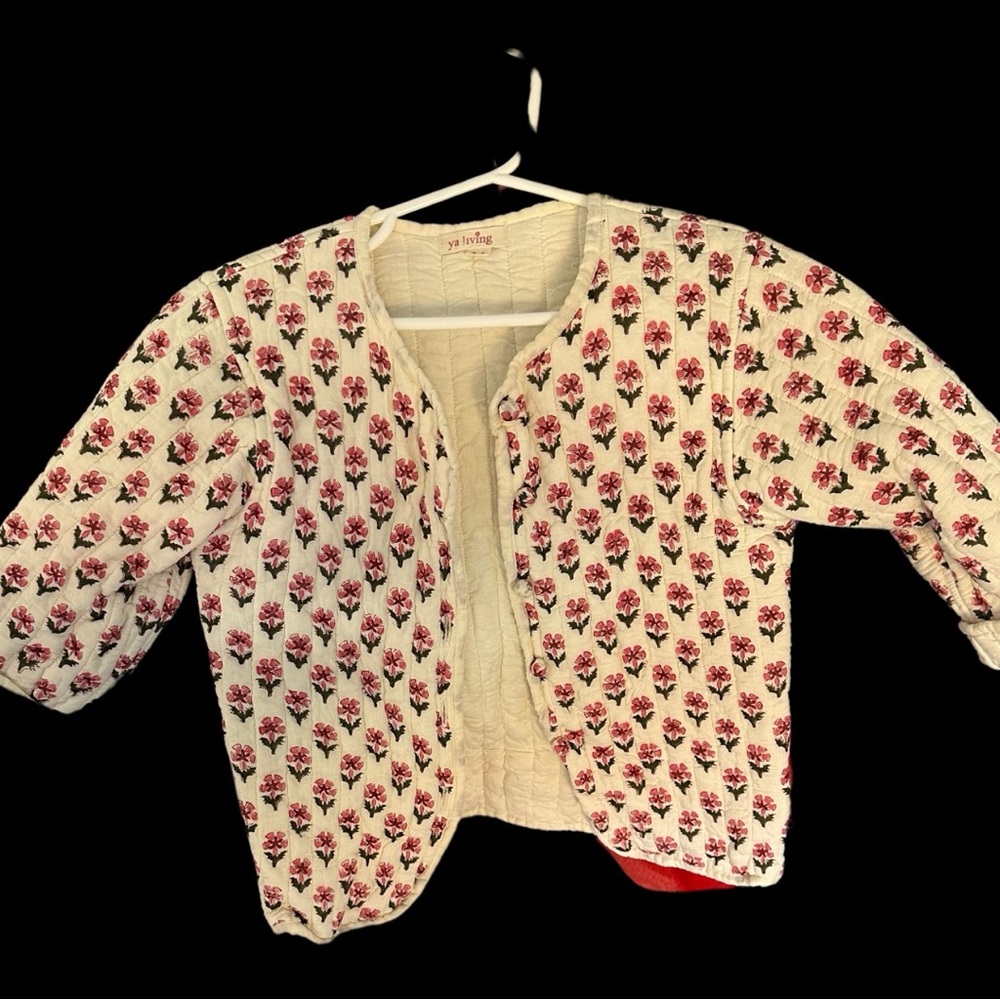 Floral Quilted Kid’s Jacket (reversible)
